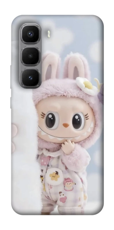 Чохол на Infinix Hot 60 Pro+ Labubu Happy фото 1 з 1
