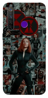 Чохол на Realme 5 Pro Black Widow фото 1 з 1