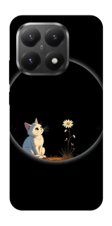 Чехол на Xiaomi 15T Cat and flower фото 1 из 1