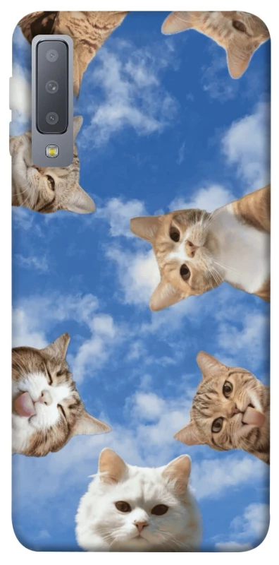 Чохол на Samsung A750 Galaxy A7 (2018) Сats фото 1 з 1