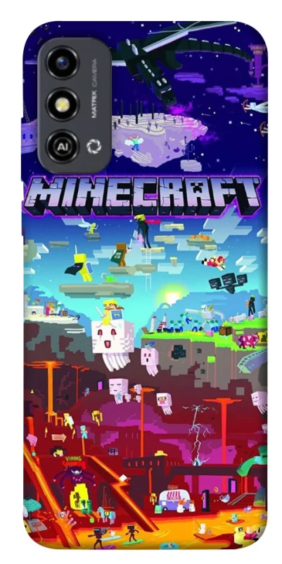 Чехол на ZTE Blade A53 Minecraft world фото 1 из 1