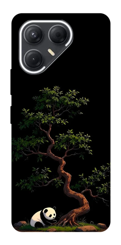 Чохол на TECNO Pova 7 Panda and tree фото 1 з 1