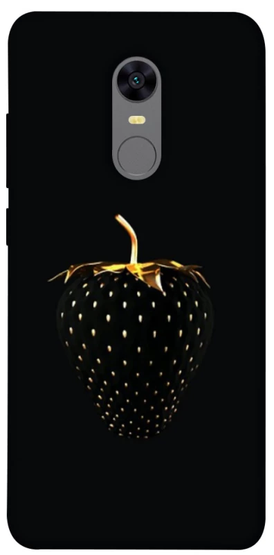 Чехол на Xiaomi Redmi 5 Plus / Redmi Note 5 (Single Camera) Черная клубника фото 1 из 1
