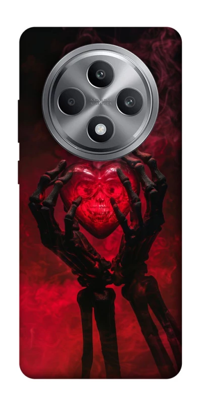 Чехол на Oppo Reno 12 F 4G Heart in the hands of a skeleton фото 1 из 1