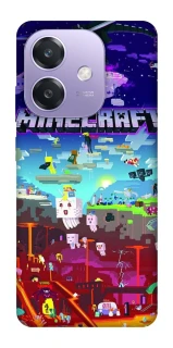 Чехол на Oppo A40m Minecraft world фото 1 из 1