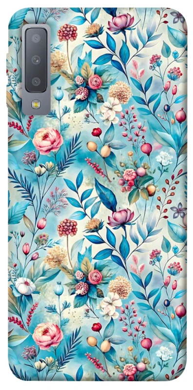 Чохол на Samsung A750 Galaxy A7 (2018) Floral design ver.5 фото 1 з 1