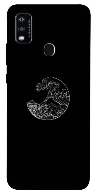 Чохол на ZTE Blade A51 Black tsunami фото 1 Чохол на ZTE Blade A51 Black tsunami фото 1 з 1