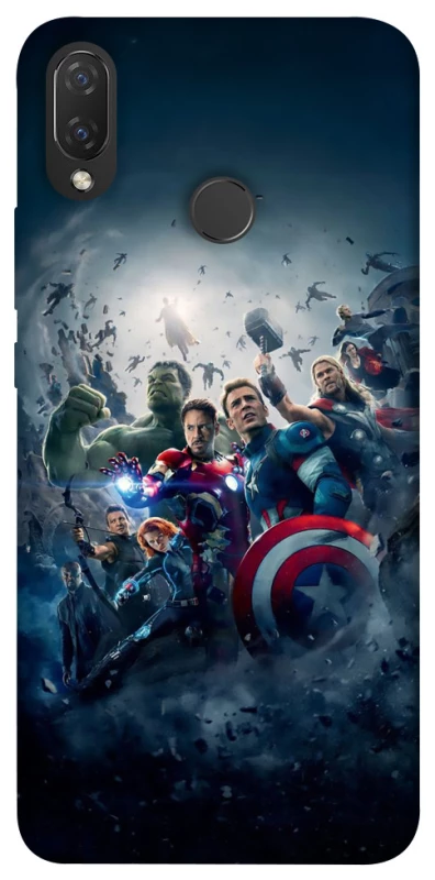 Чехол на Huawei P Smart+ (nova 3i) Marvel heroes фото 1 из 1