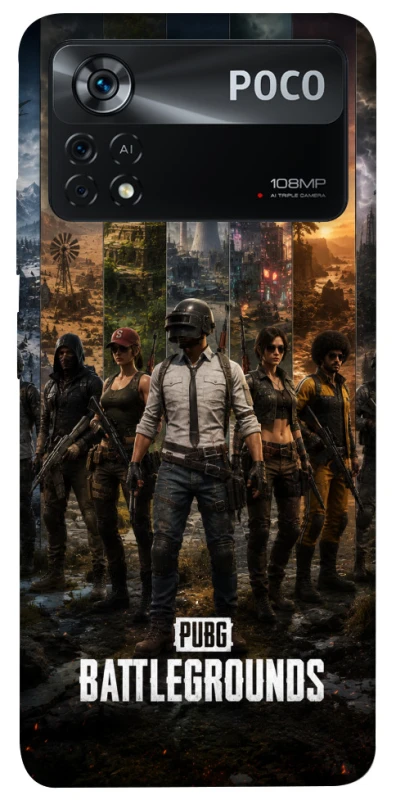 Чехол на Xiaomi Poco X4 Pro 5G PUBG фото 1 из 1