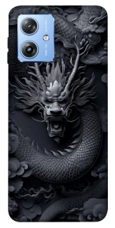 Чохол на Motorola Moto G84 black dragon фото 1 з 1