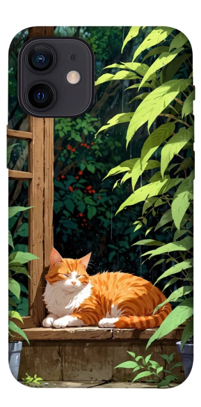 Чохол на Apple iPhone 12 mini (5.4") red cat фото 1 з 1