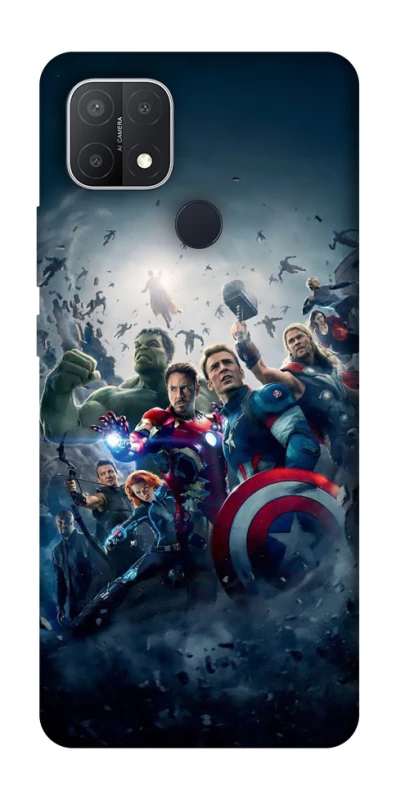 Чехол на Oppo A15s / A15 Marvel heroes фото 1 из 1