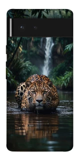 Чехол на Google Pixel 6 Leopard in water фото 1 из 1