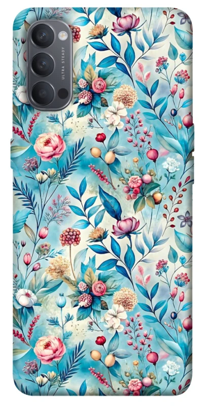 Чохол на Oppo Reno 4 Floral design ver.5 фото 1 з 1
