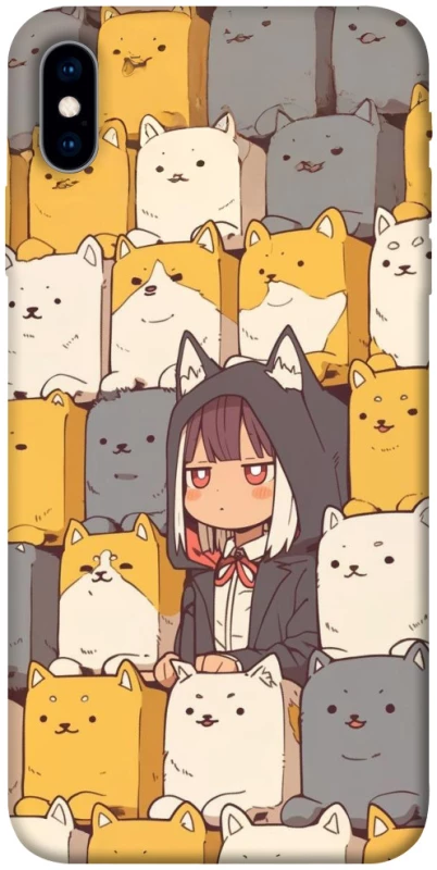 Чохол на Apple iPhone X (5.8") Like a cat фото 1 з 1