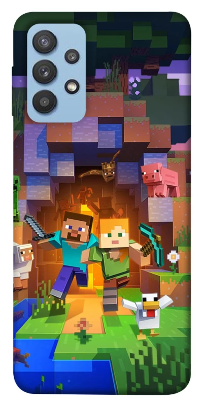 Чохол на Samsung Galaxy M32 Minecraft game фото 1 з 1