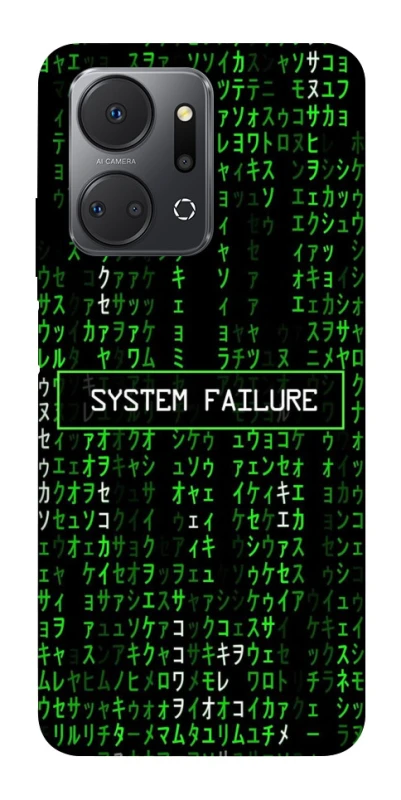 Чехол на Huawei Honor X7a Matrix system failure фото 1 из 1
