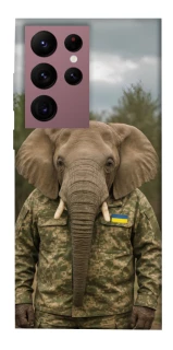 Чехол на Samsung Galaxy S22 Ultra Слон защитник фото 1 из 1