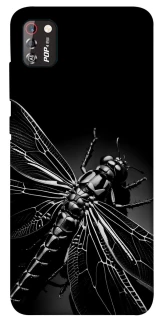 Чехол на TECNO POP 4 Pro Black dragonfly фото 1 из 1
