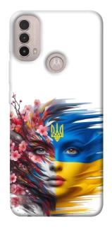 Чохол на Motorola Moto E40 Flowering Ukraine фото 1 з 1