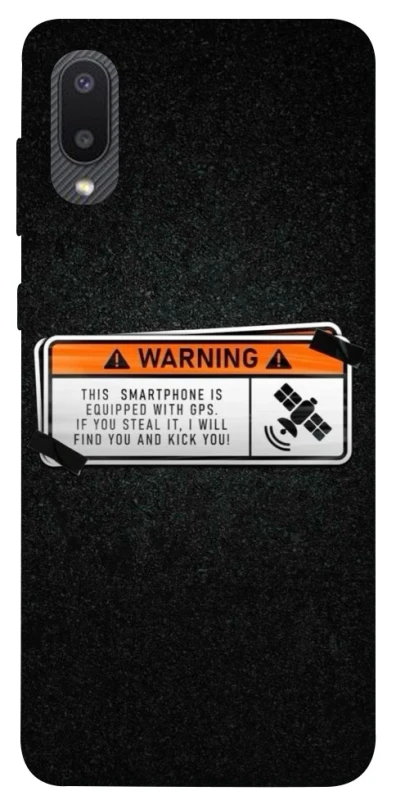 Чехол на Samsung Galaxy A02 Warning фото 1 из 1