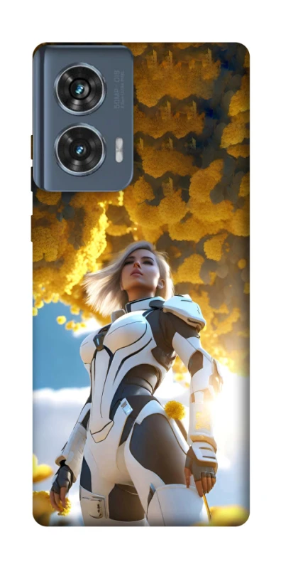 Чохол на Motorola Edge 50 Cyber space girl ver.3 фото 1 з 1