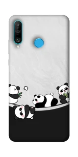 Чохол на Huawei P30 lite Four pandas фото 1 з 1