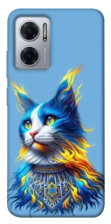 Чохол на Xiaomi Redmi Note 11E Кіт патріот фото 1 Чохол на Xiaomi Redmi Note 11E Кіт патріот фото 1 з 1