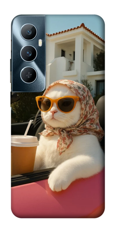 Чохол на Realme C65 4G Stylish Cat Cruise фото 1 з 1