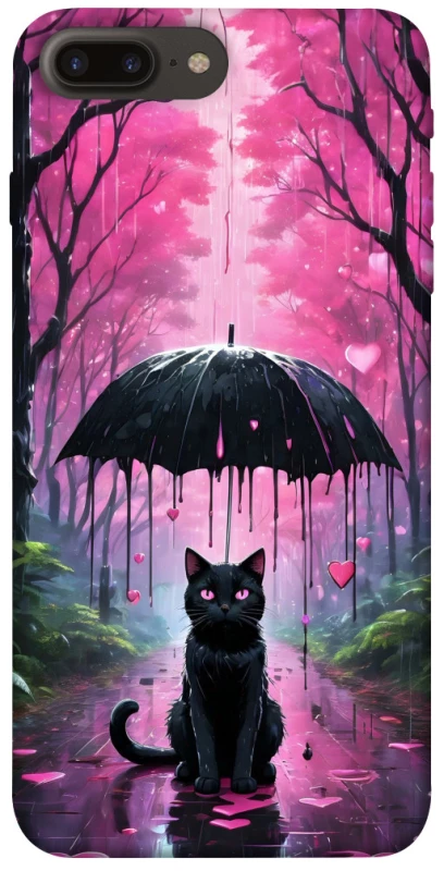 Чохол на Apple iPhone 7 plus / 8 plus Black cat фото 1 з 1