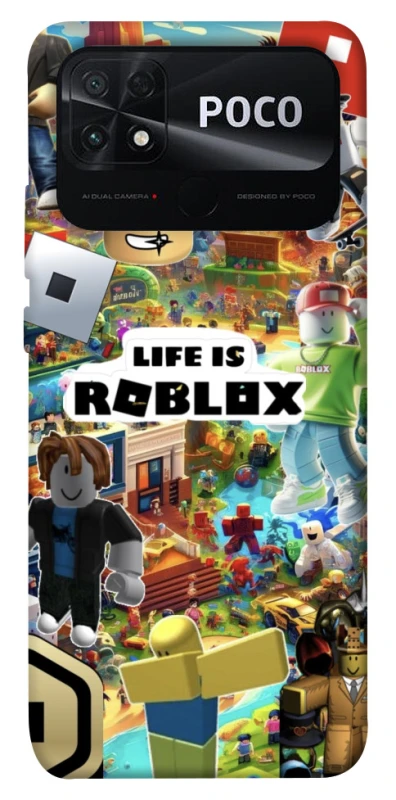 Чохол на Xiaomi Poco C40 Life is Roblox фото 1 з 1