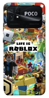 Чехол на Xiaomi Poco C40 Life is Roblox фото 1 из 1