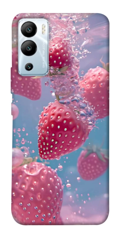 Чохол на Infinix Hot 12i Полуниця в воді фото 1 з 1