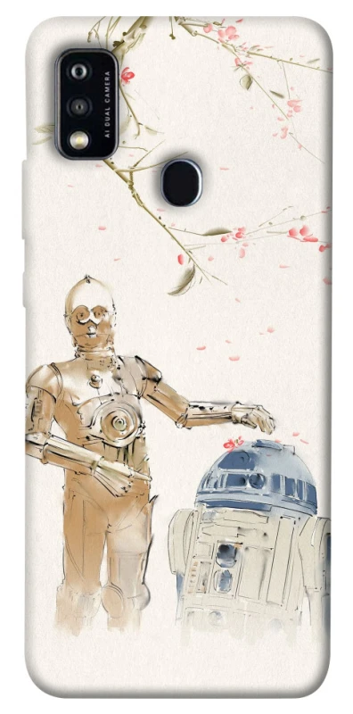 Чохол на ZTE Blade A51 Star Wars robots фото 1 з 1