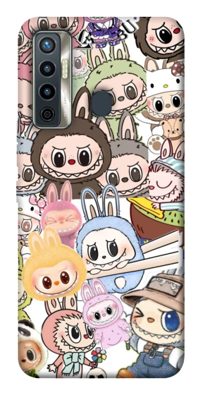 Чохол на TECNO Camon 17 All Labubus фото 1 з 1