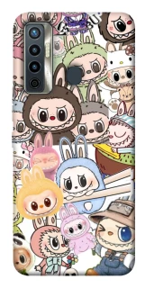Чохол на TECNO Camon 17 All Labubus фото 1 з 1