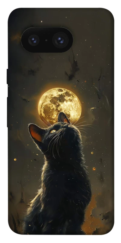 Чохол на Google Pixel 8 Кіт під місяцем v2 фото 1 з 1
