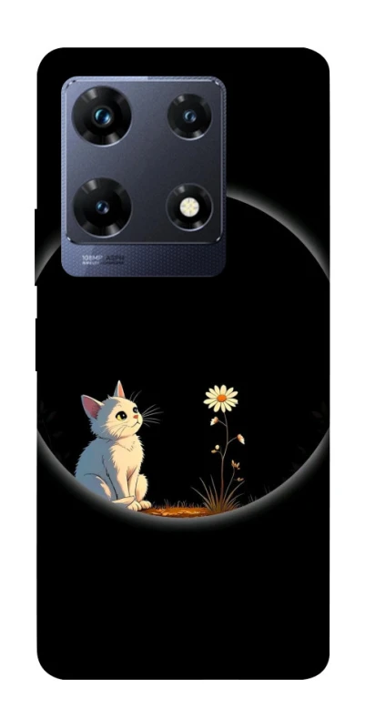 Чохол на Infinix Note 30 Pro Cat and flower фото 1 з 1