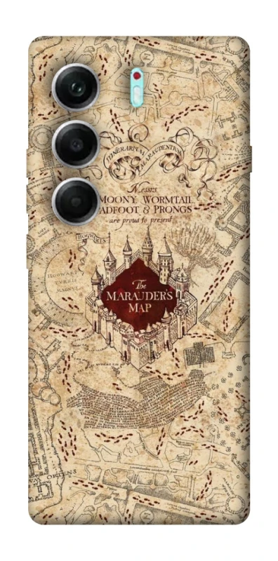Чохол на Tecno Camon 40 Pro 5G Harry Potter Marauder's Map фото 1 з 1