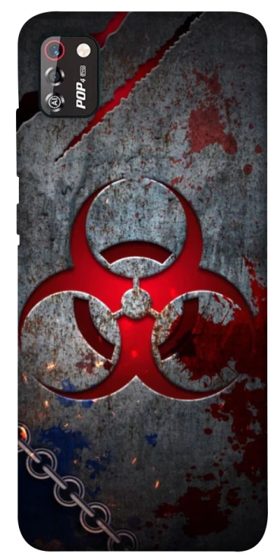 Чехол на TECNO POP 4 Pro Радиация v3 фото 1 из 1