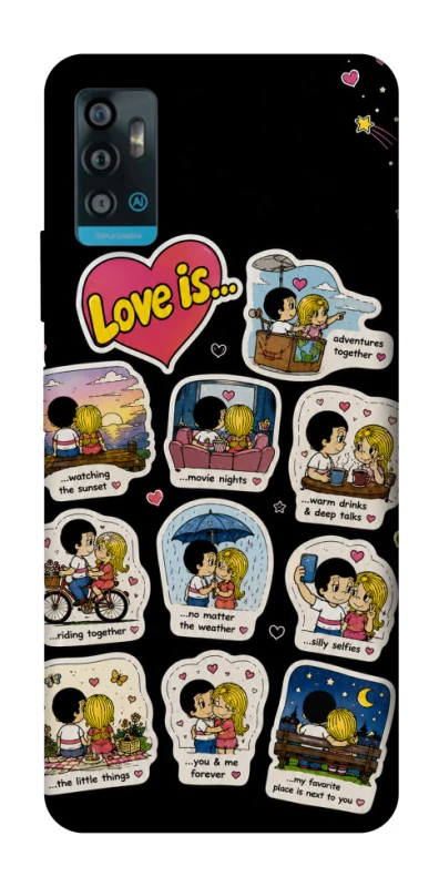 Чохол на ZTE Blade A71 Love is ver.4 фото 1 з 1