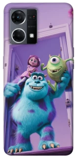 Чохол на Oppo Reno 7 4G Monsters friends фото 1 з 1