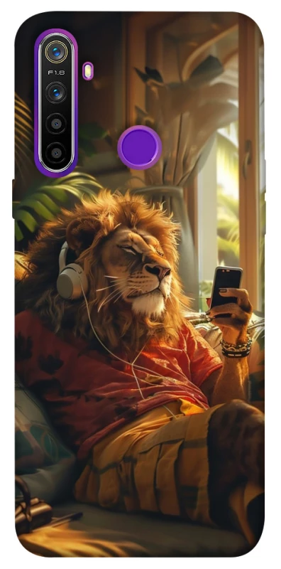 Чехол на Realme 5 Лев v2 фото 1 из 1