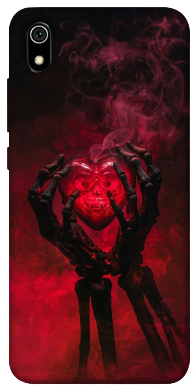 Чохол на Xiaomi Redmi 7A Heart in the hands of a skeleton фото 1 з 1