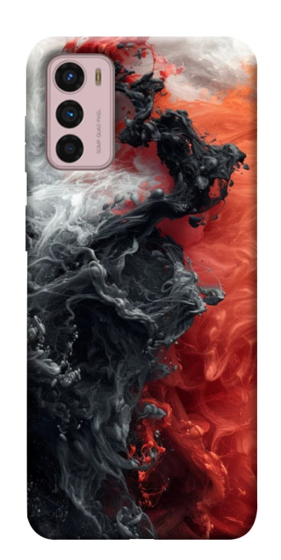 Чохол на Motorola Moto G42 Black and Red фото 1 з 1