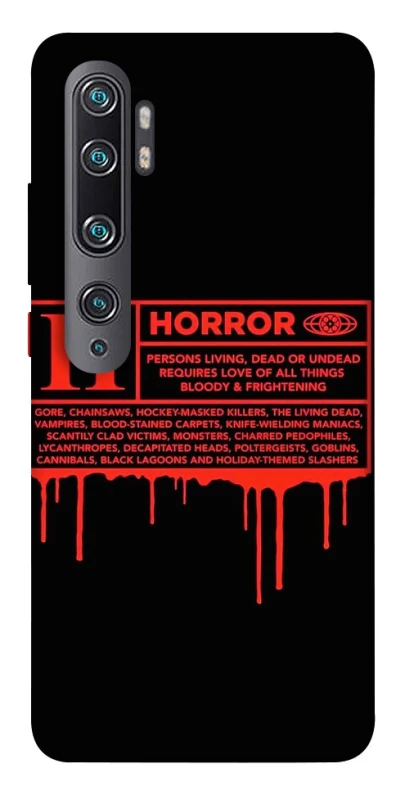 Чехол на Xiaomi Mi Note 10 / Note 10 Pro / Mi CC9 Pro Horror Halloween фото 1 из 1