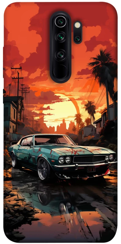 Чохол на Xiaomi Redmi Note 8 Pro Car at sunset фото 1 з 1