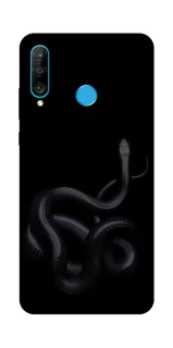Чехол на Huawei P30 lite Black snake фото 1 из 1