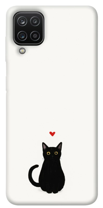 Чохол на Samsung Galaxy A12 cat in love фото 1 Чохол на Samsung Galaxy A12 cat in love фото 1 з 1