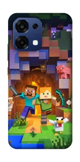 Чехол на Oppo A6 Pro 4G/5G Minecraft game фото 1 из 2